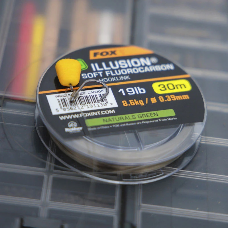 Fox Edges Illusion Fluorocarbon Hooklink 30m